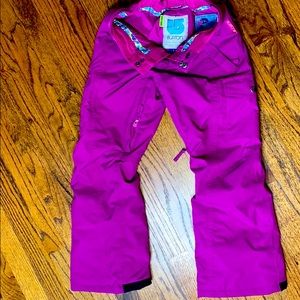 Burton girls small ski pants like new